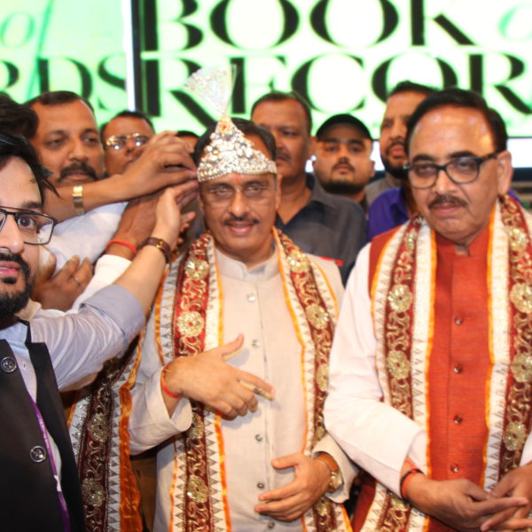 President Sachin Awasthi Sharing Stage with Deupty CM of Uttar Pradesh